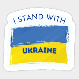 I stand with Ukraine Sticker